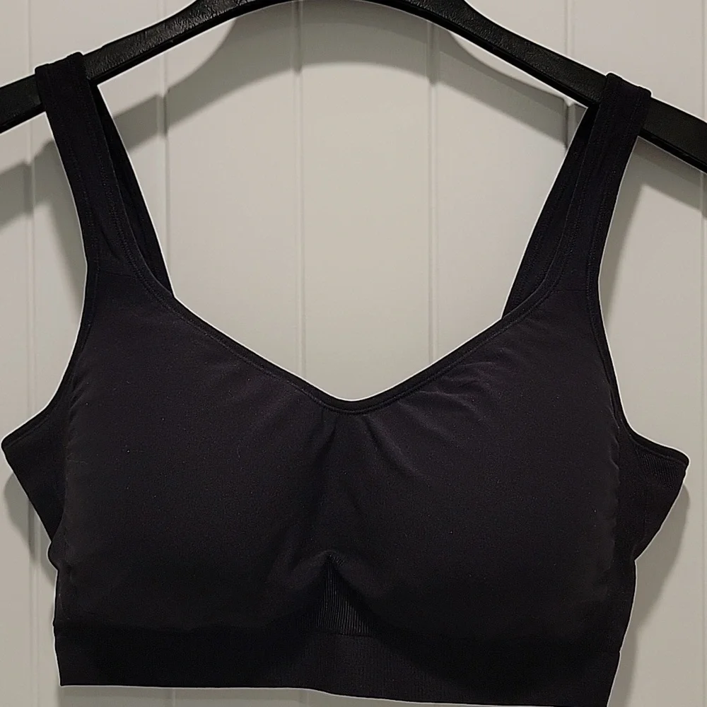 Shapermints Truekind Black Wireless Seamless Bra Size XXL